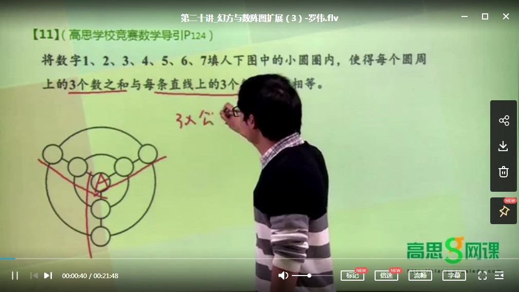 【完整版】《小学四年级数学思维训练》MP4视频资料百度网盘下载,四年级数学思维网课课程视频资源下载