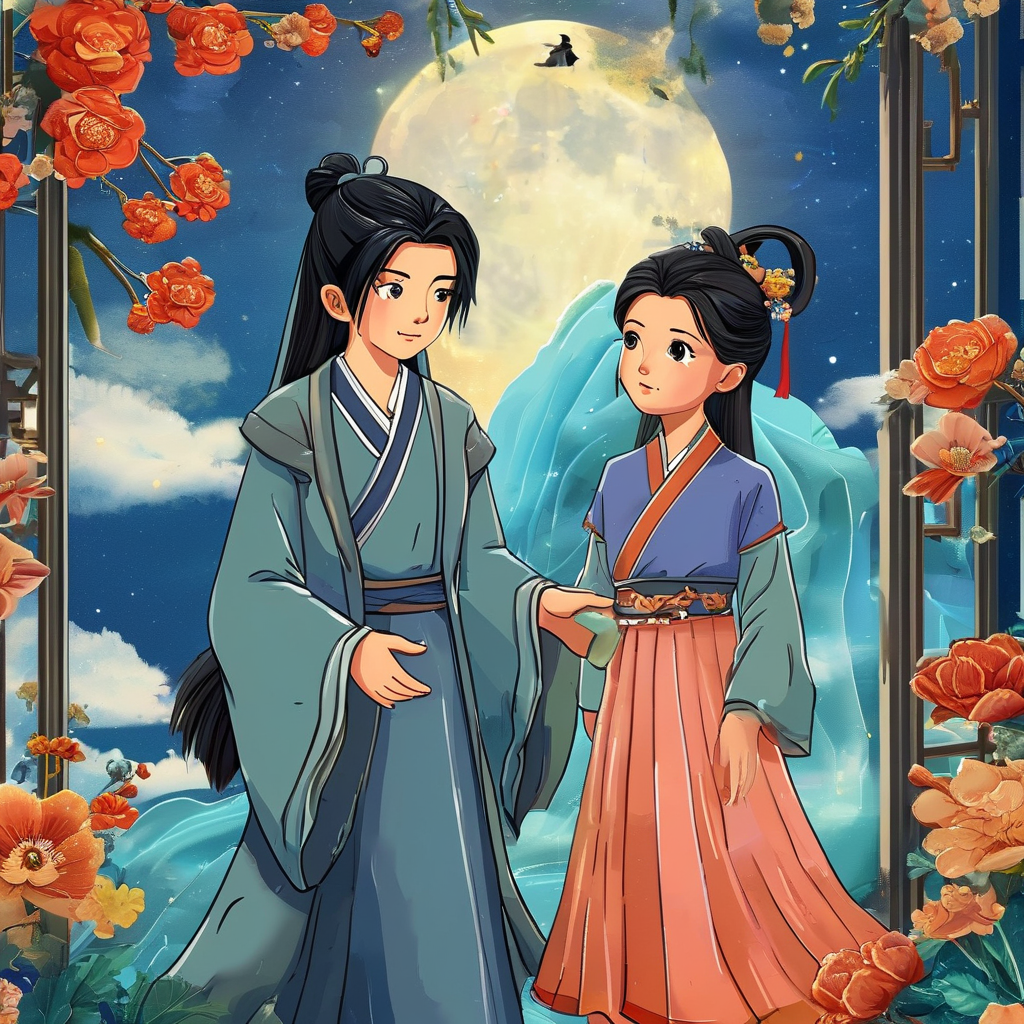 优质课件《牛郎织女（二）》：打造K12语文沉浸式课堂体验